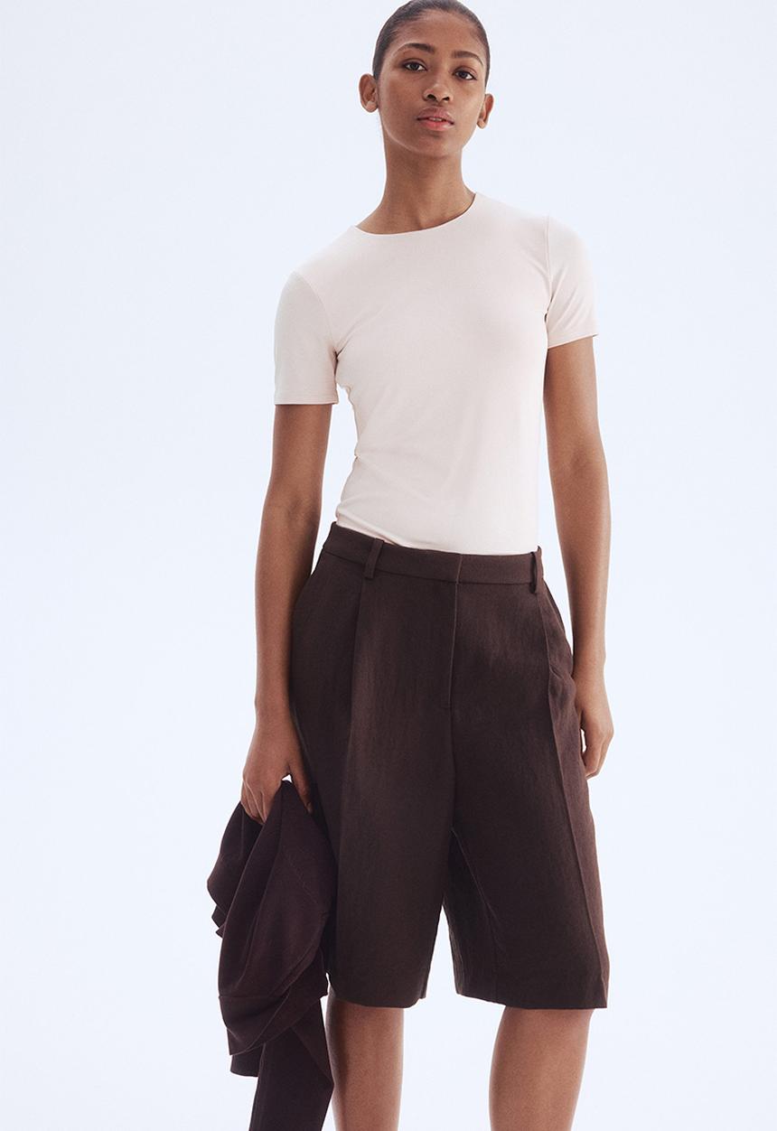 H&M - Fitted top - light pink