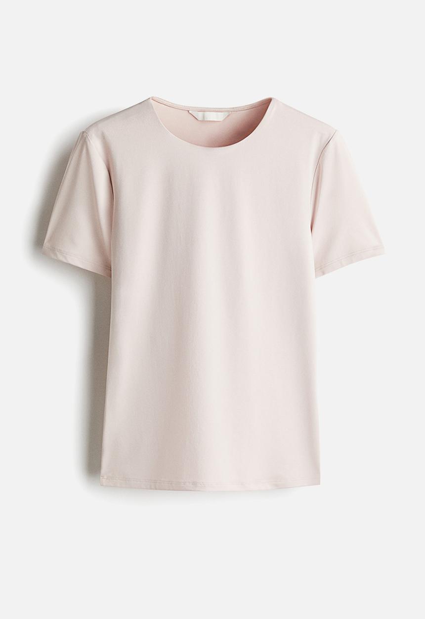 H&M - Fitted top - light pink