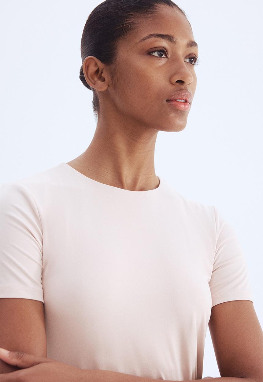H&M - Fitted top - light pink