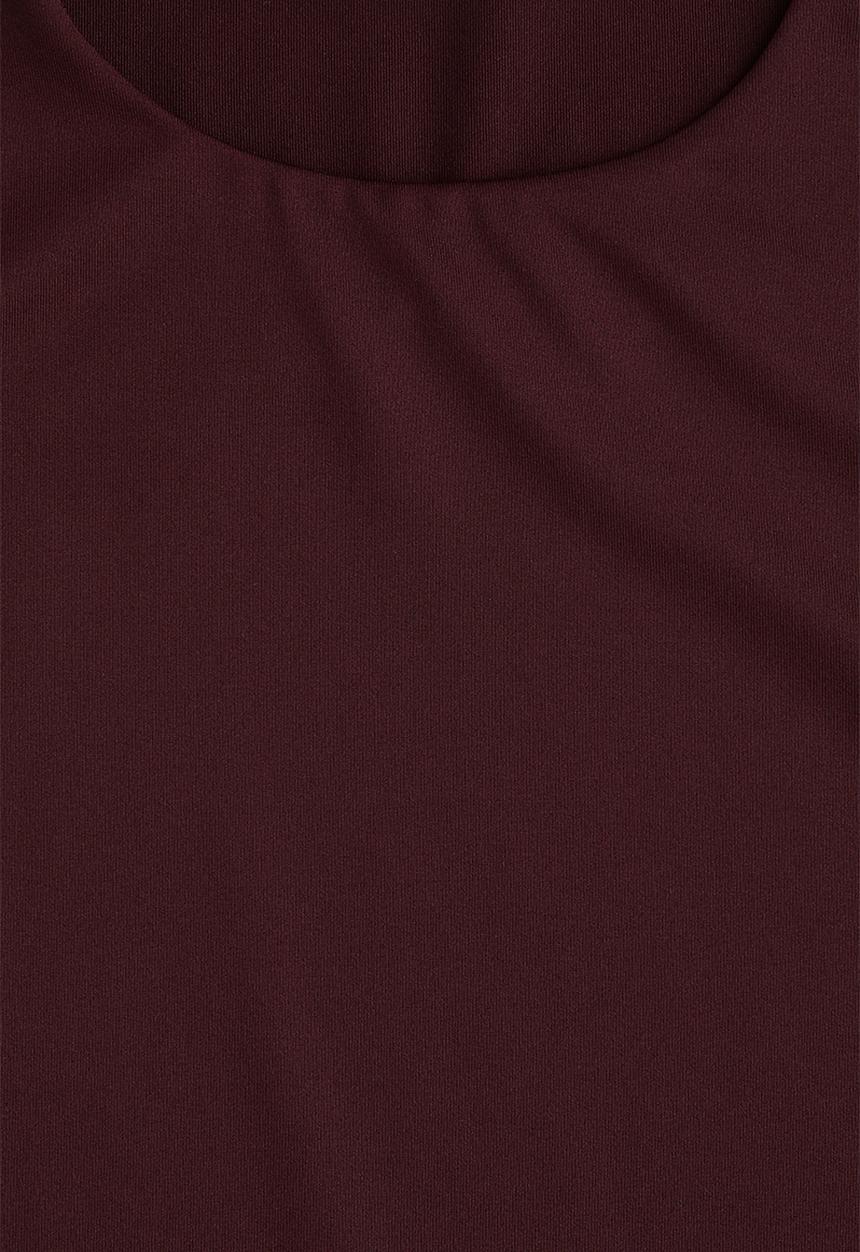 H&M - Fitted top - burgundy