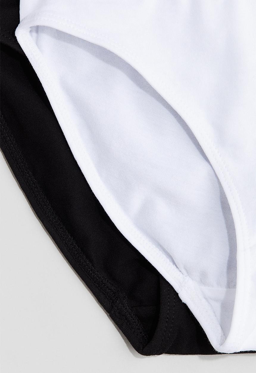 H&M - 5-pack briefs - black/white