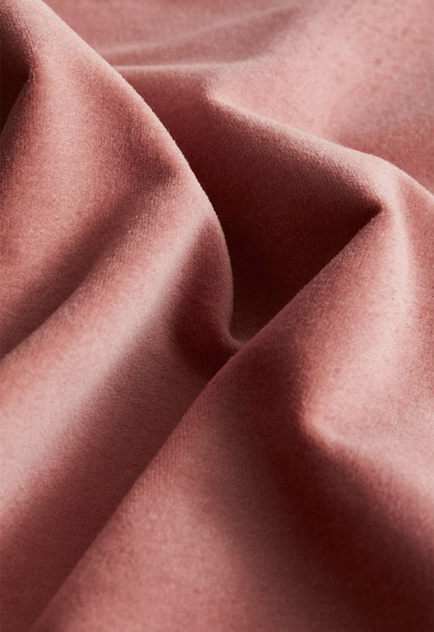 H&M - Cotton velvet cushion cover - dusty pink