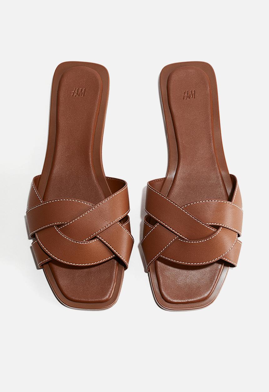 H&M - Braided sandals - brown