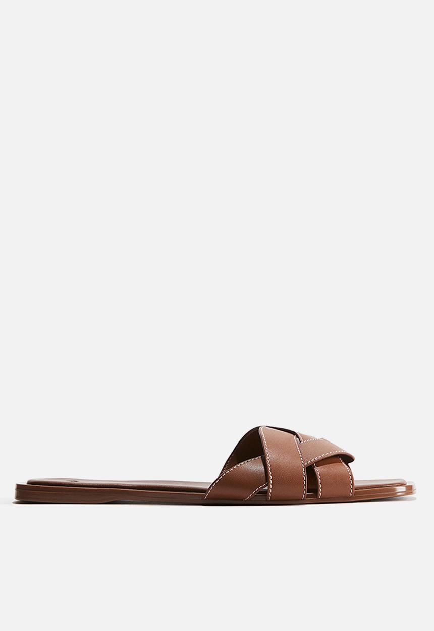 H&M - Braided sandals - brown