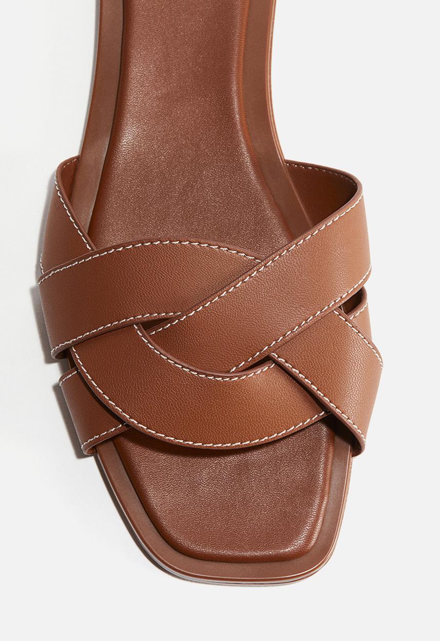 H&M - Braided sandals - brown