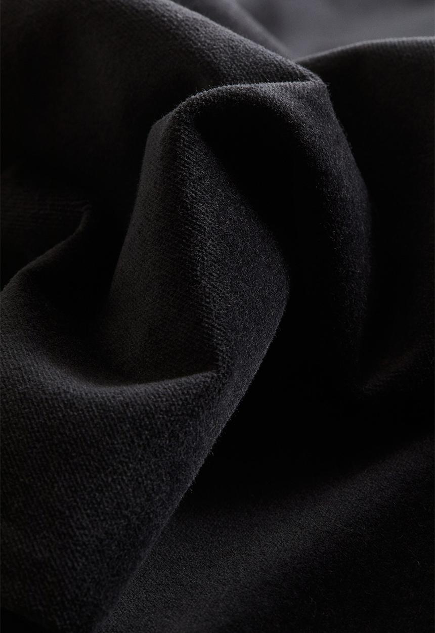 H&M - Cotton velvet cushion cover - black