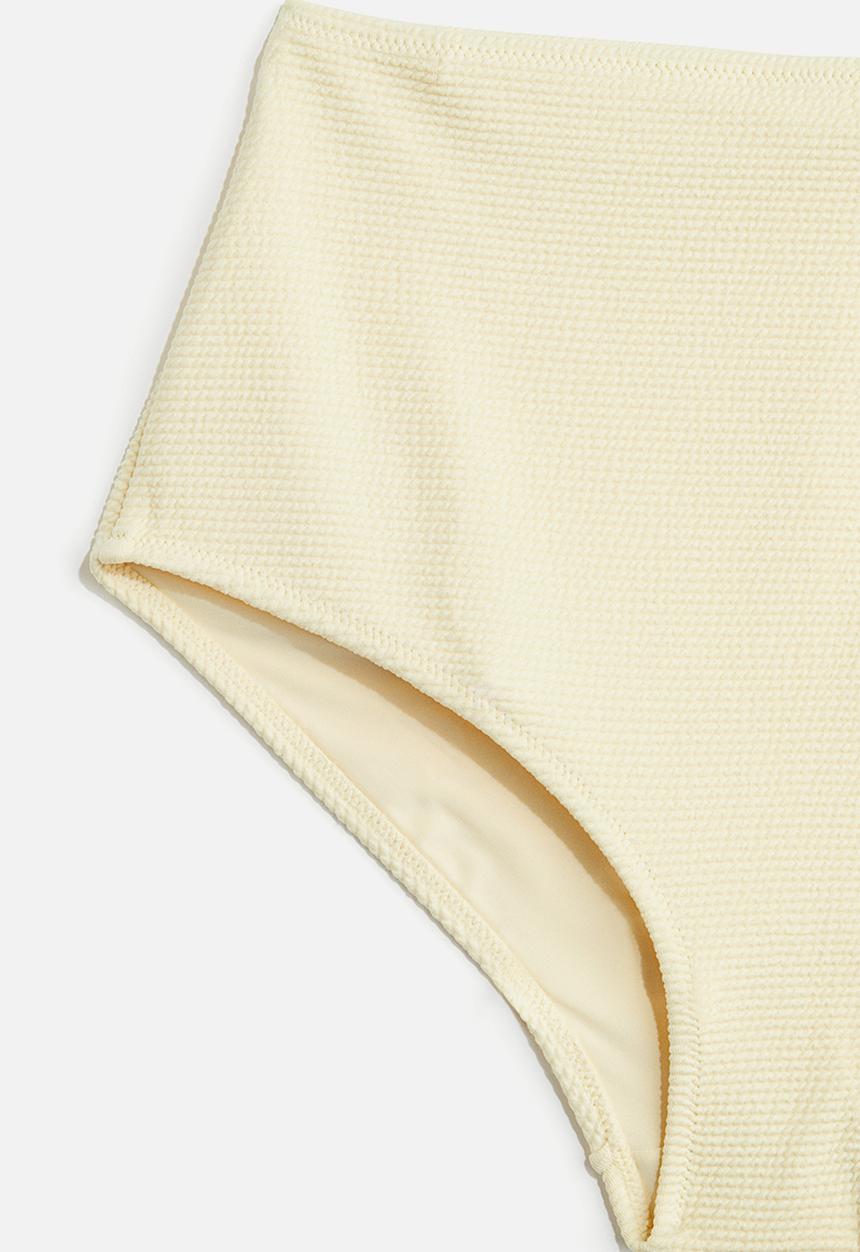 H&M - High waist bikini bottoms - light yellow