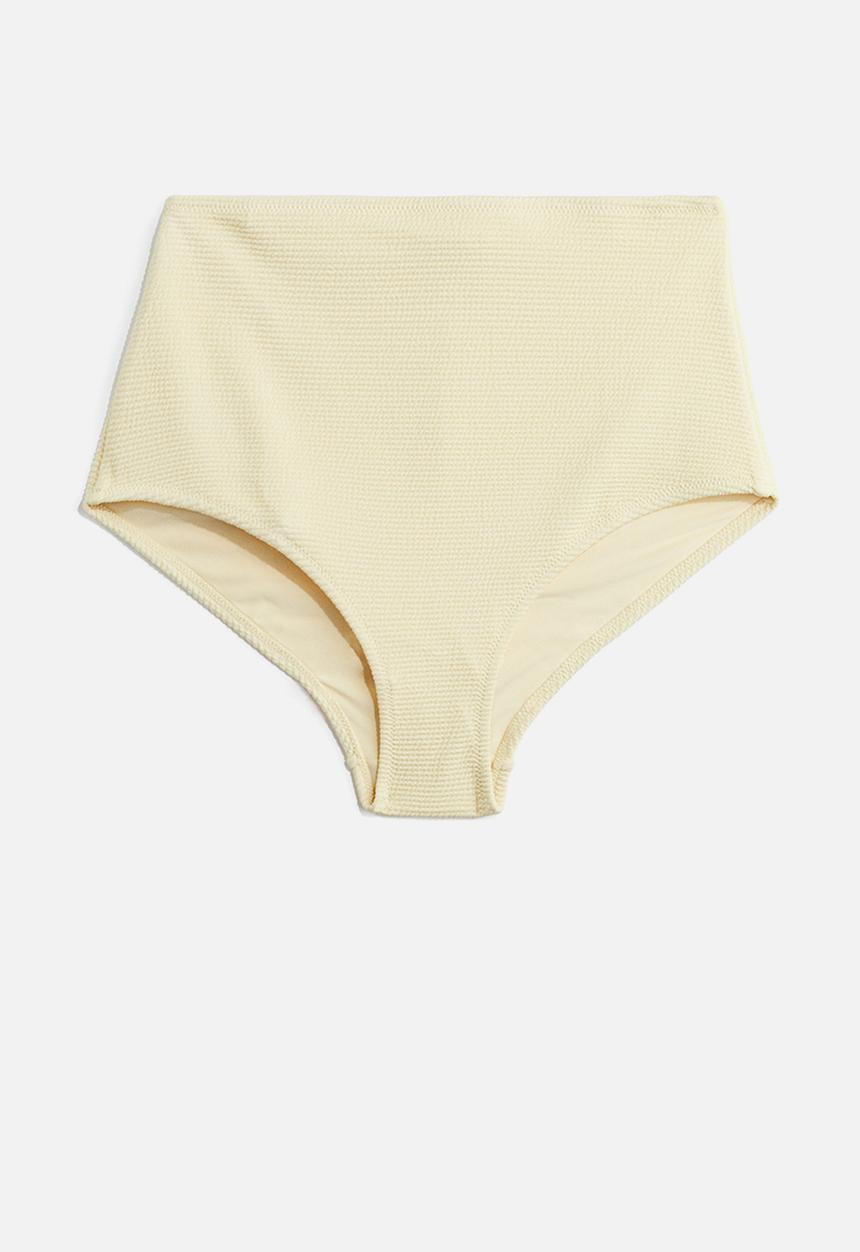 H&M - High waist bikini bottoms - light yellow