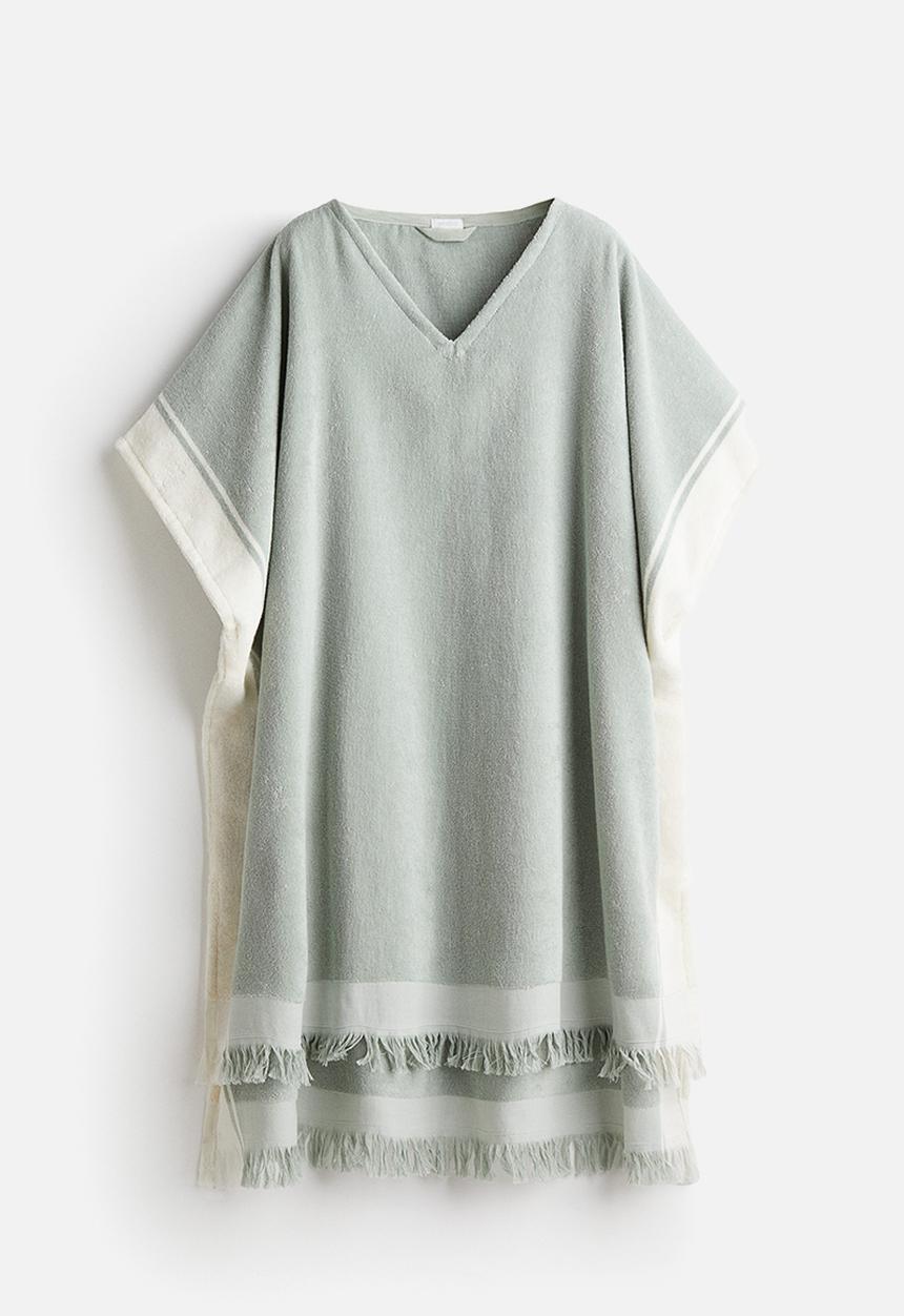 H&M - Poncho towel - light dusty green