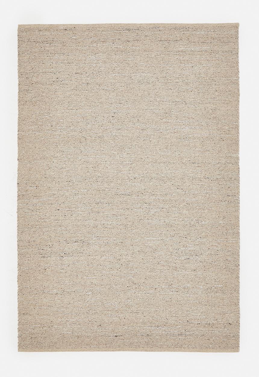 Sixth Floor - Handwoven Wool Pet Rug - Light Brown