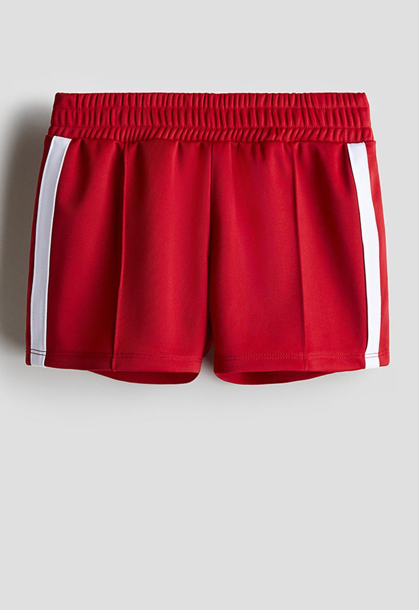H&M - Side-striped shorts - red