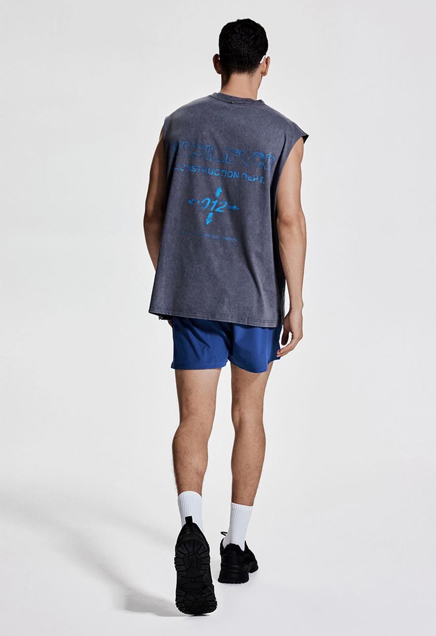 H&M - Loose fit sports vest top - dark grey