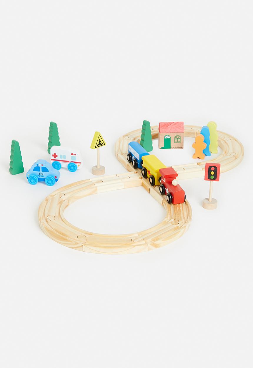 Pop Candy - Wooden train play set - multi