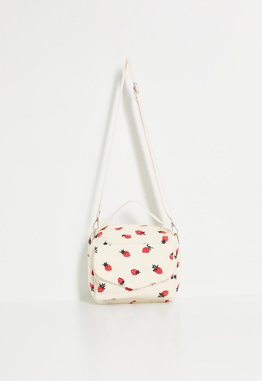 Pop Candy - Printed shoulder bag - white
