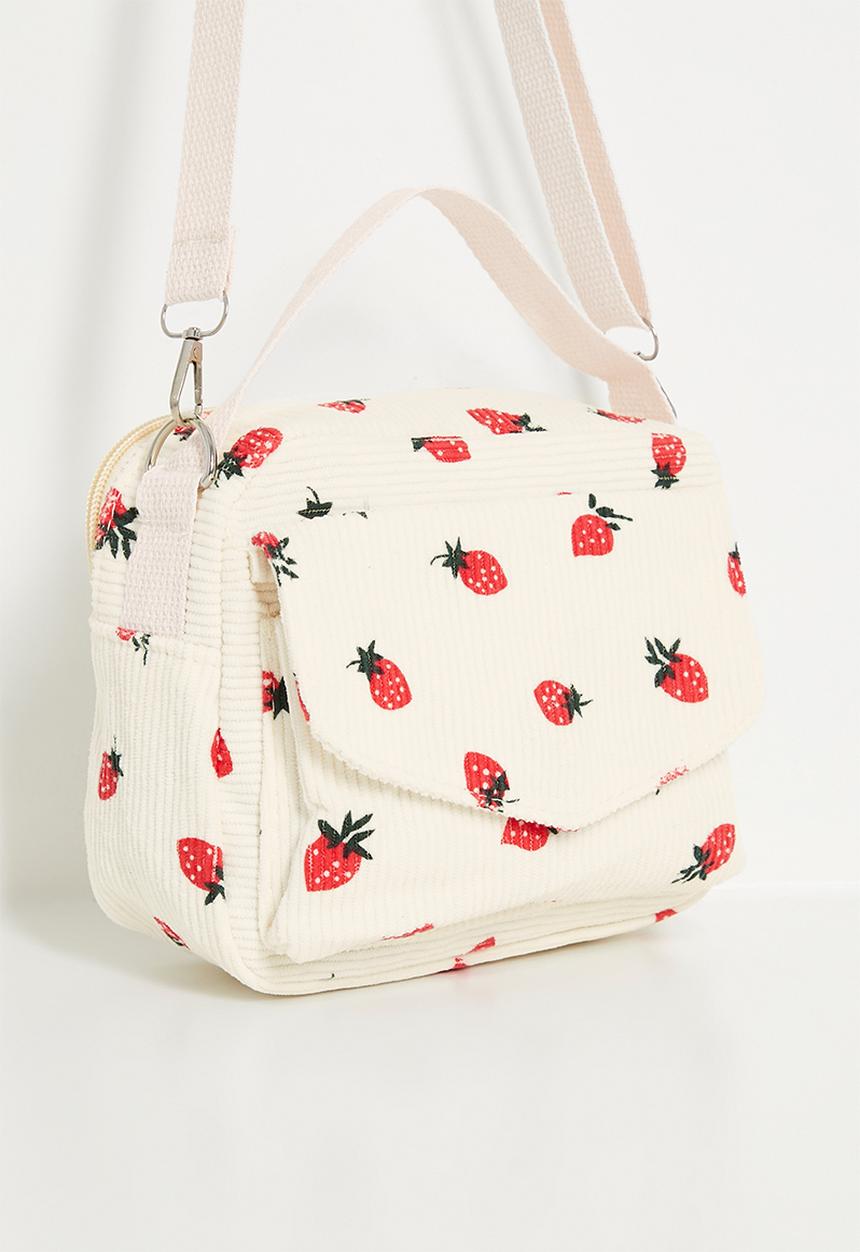 Pop Candy - Printed shoulder bag - white