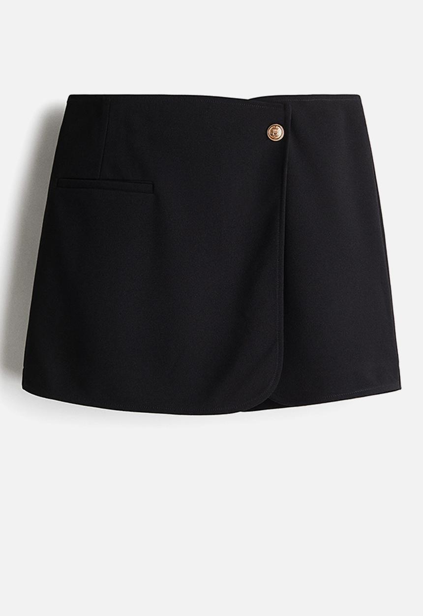 H&M - Interlock skort - black