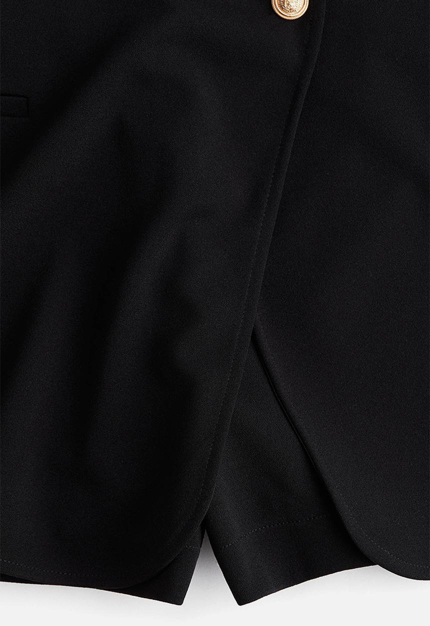 H&M - Interlock skort - black