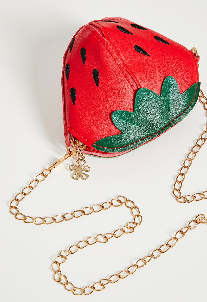 Pop Candy - Strawberry crossbody bag - red