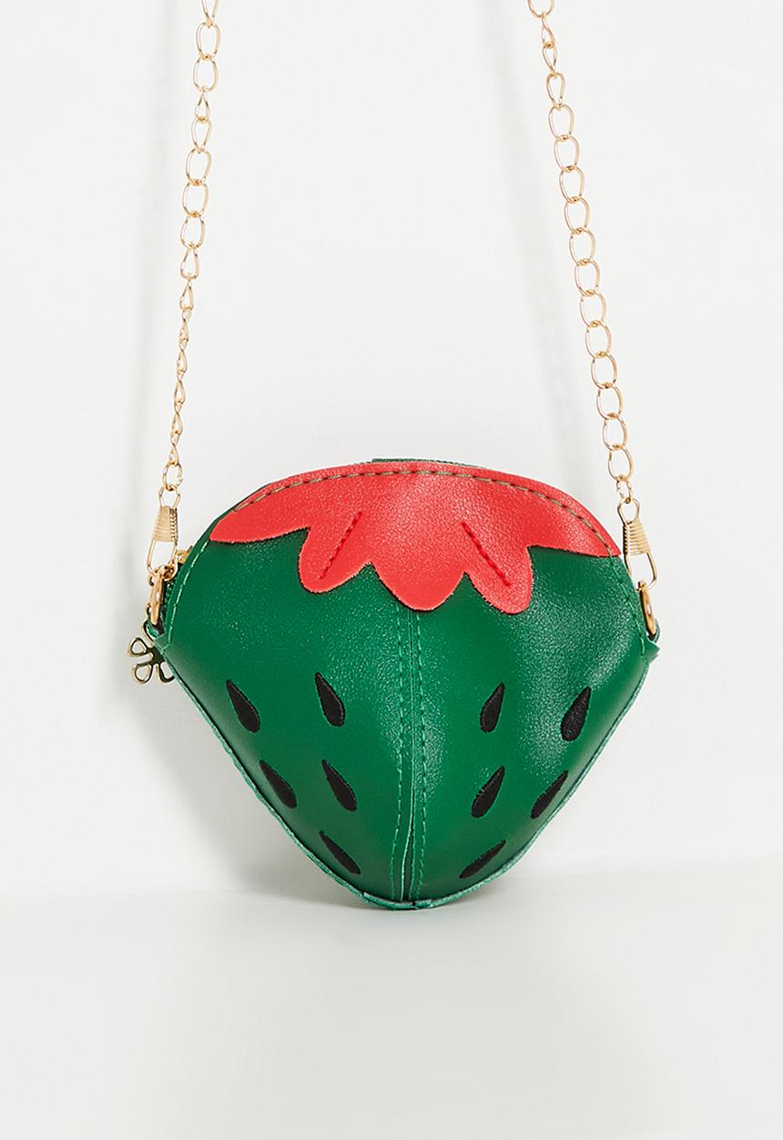Pop Candy - Strawberry crossbody bag - green