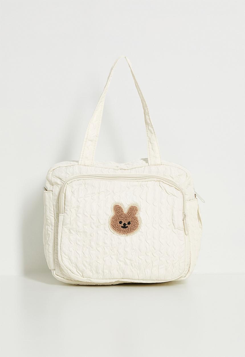 Pop Candy - Mommy and baby bag - white/bunny