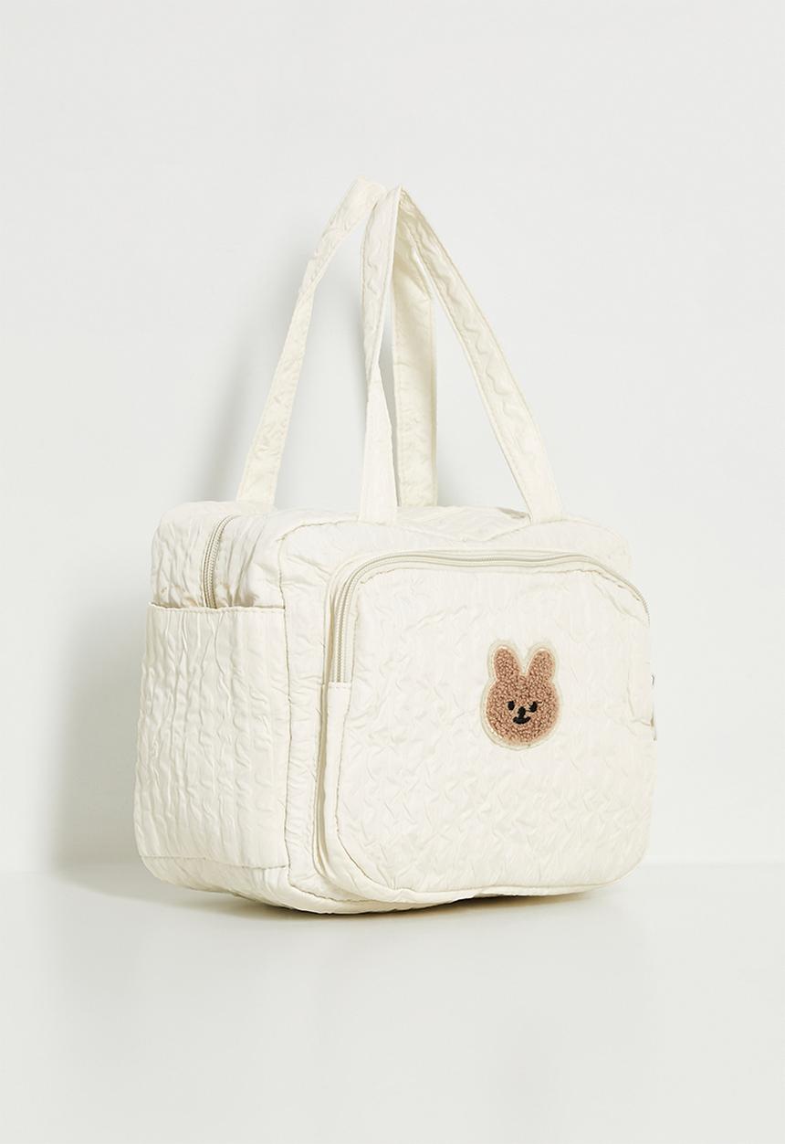 Pop Candy - Mommy and baby bag - white/bunny