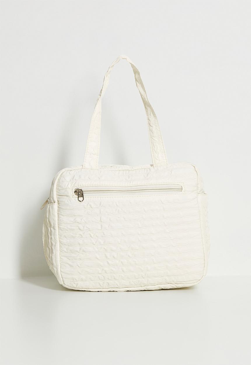 Pop Candy - Mommy and baby bag - white/bunny