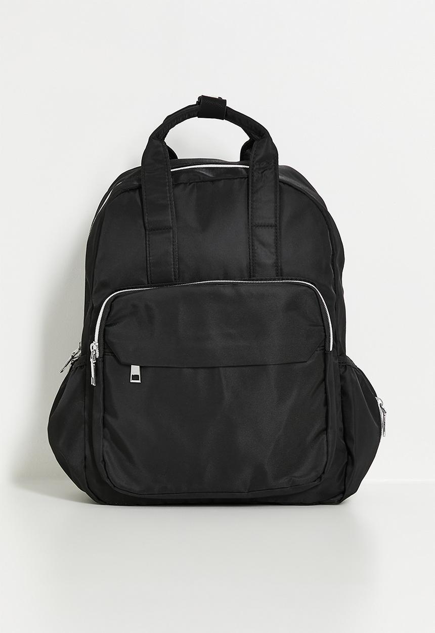 Pop Candy - Mommy and baby backpack - black