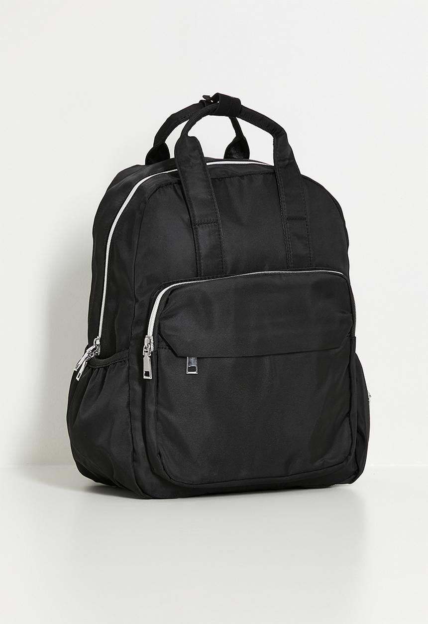 Pop Candy - Mommy and baby backpack - black
