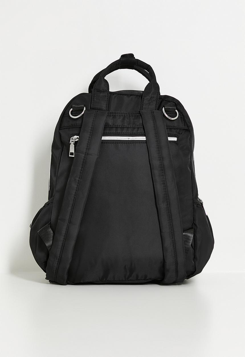 Pop Candy - Mommy and baby backpack - black