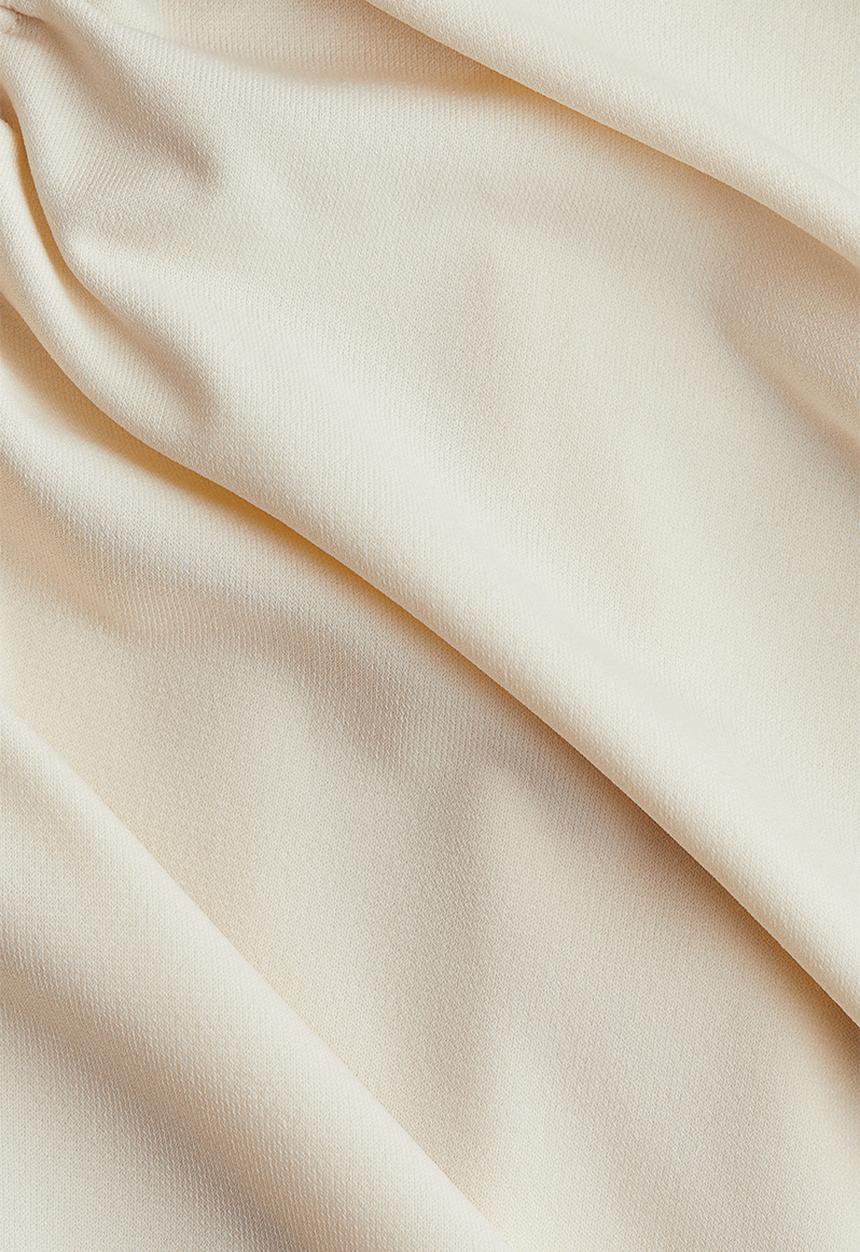 H&M - Ruched strappy top - cream 