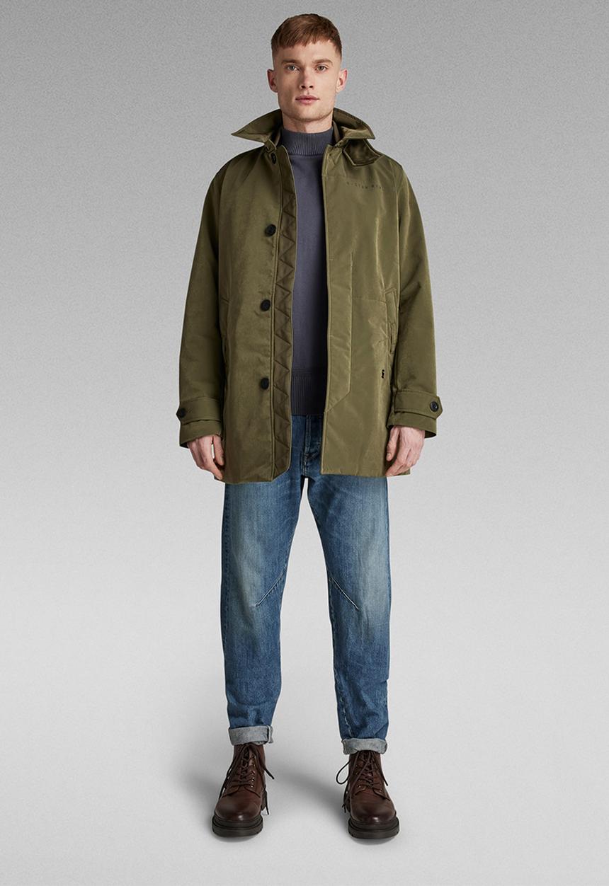 G-STAR - Premium core mock knit - medium blue