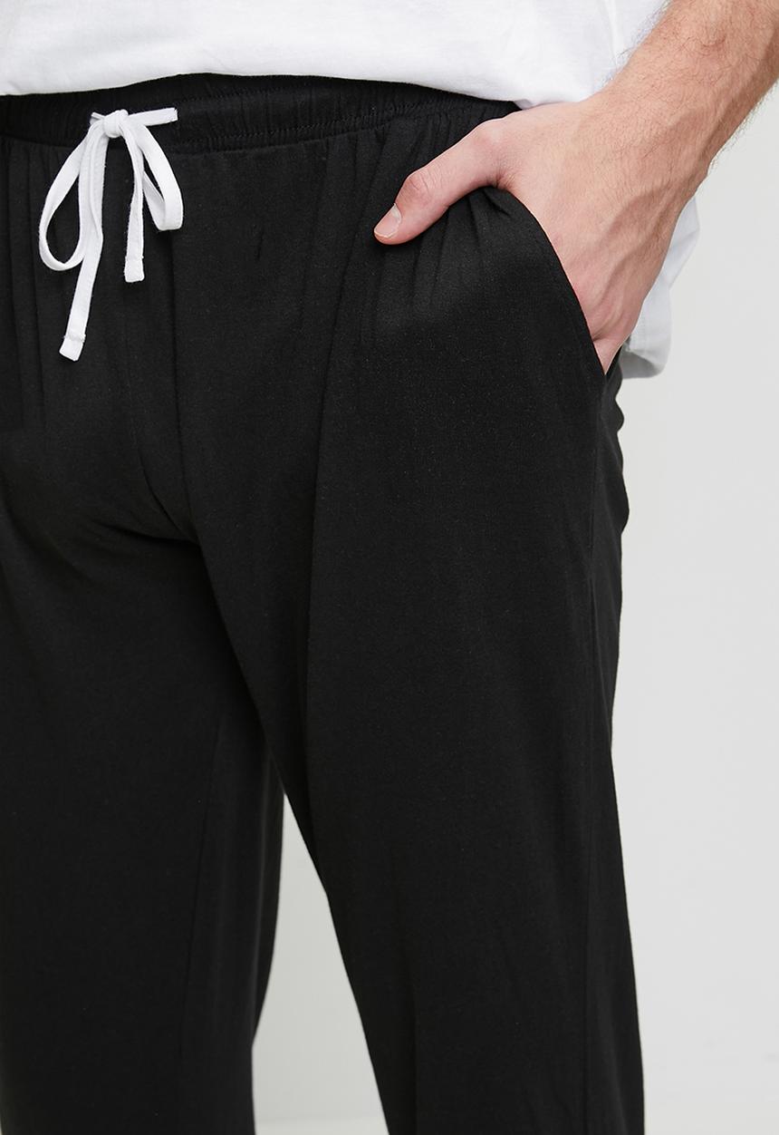 Brave Soul - Spooky Sleepwear Set - White/Black