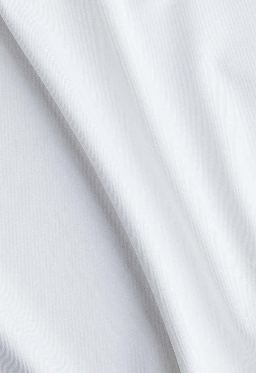 H&M - Cap-sleeved microfibre body - white