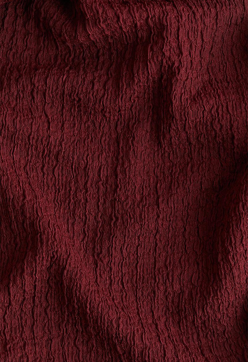 H&M - One-shoulder top - burgundy