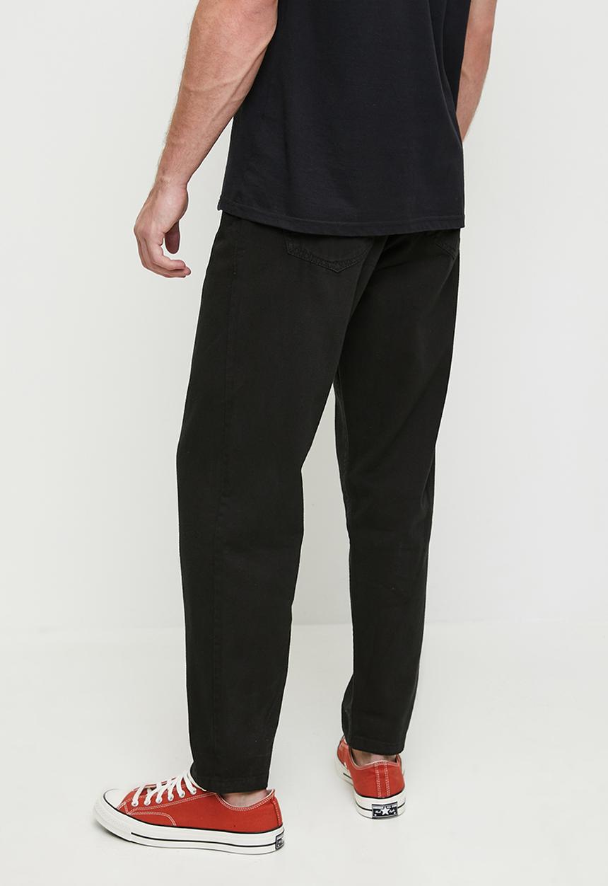 Brave Soul - Denim Loose Fit Jean - Black Regular Length