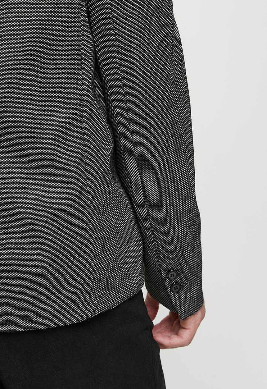 Brave Soul - Black Pocket Blazer - Grey