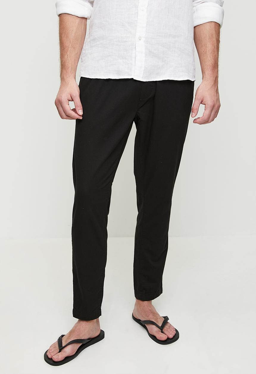 Brave Soul - Cotton Twill Pant - Black