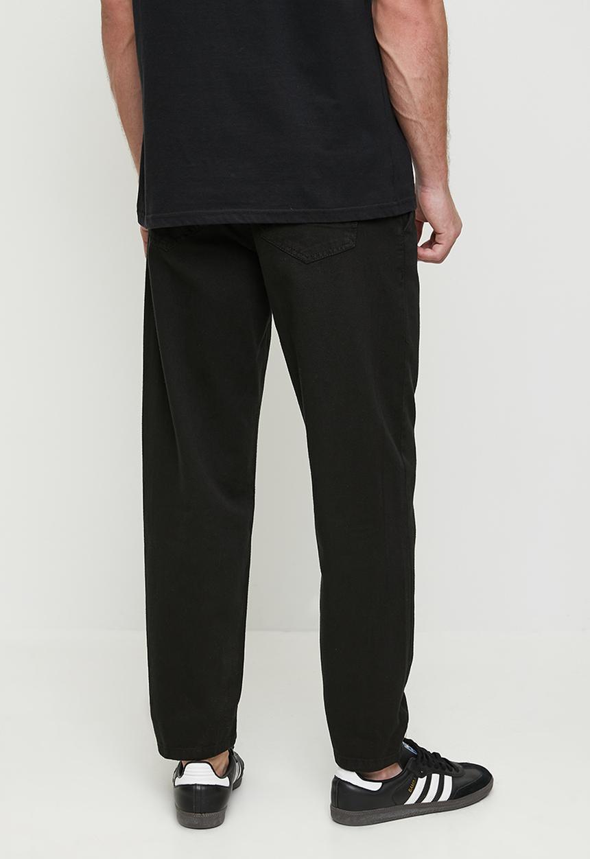 Brave Soul - Denim Loose Fit Jean- Black Long Length