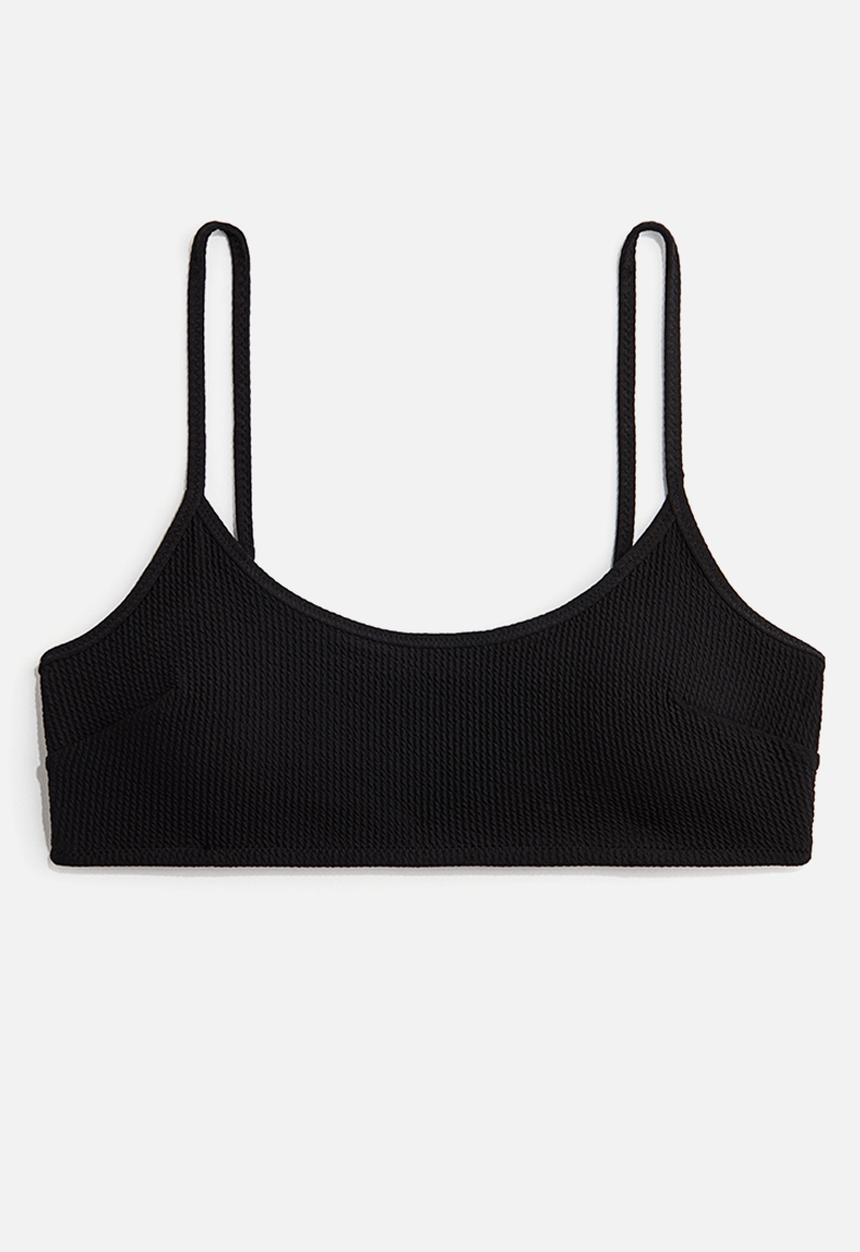 H&M - Padded bikini top - black