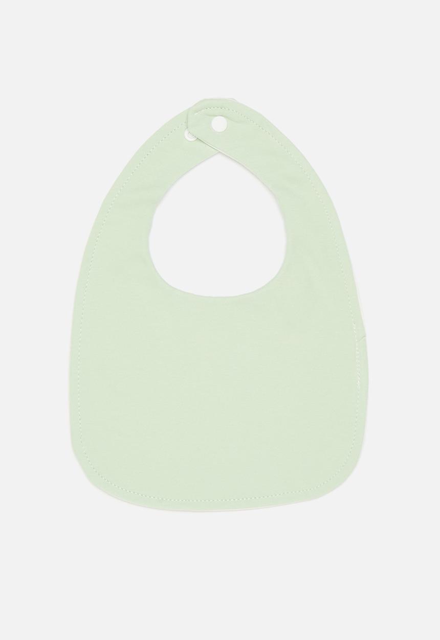 Pop Candy - 2 Pack bib set - green & aop