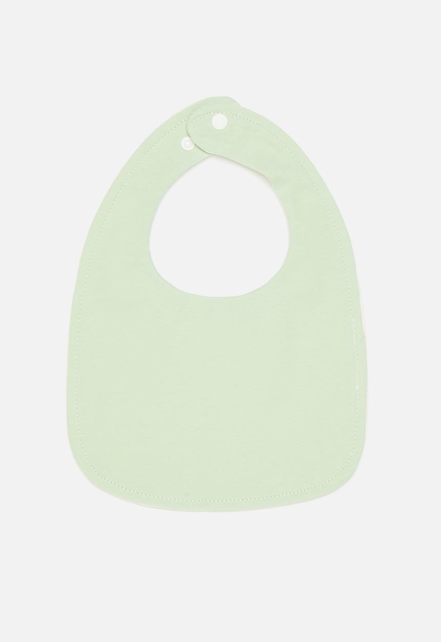 Pop Candy - 2 Pack bib set - sage green & aop