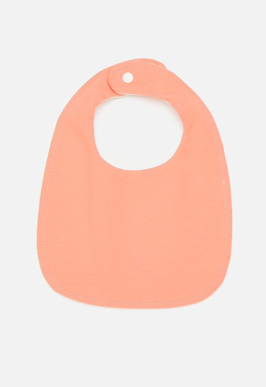 Pop Candy - 2 Pack bib set - orange & aop