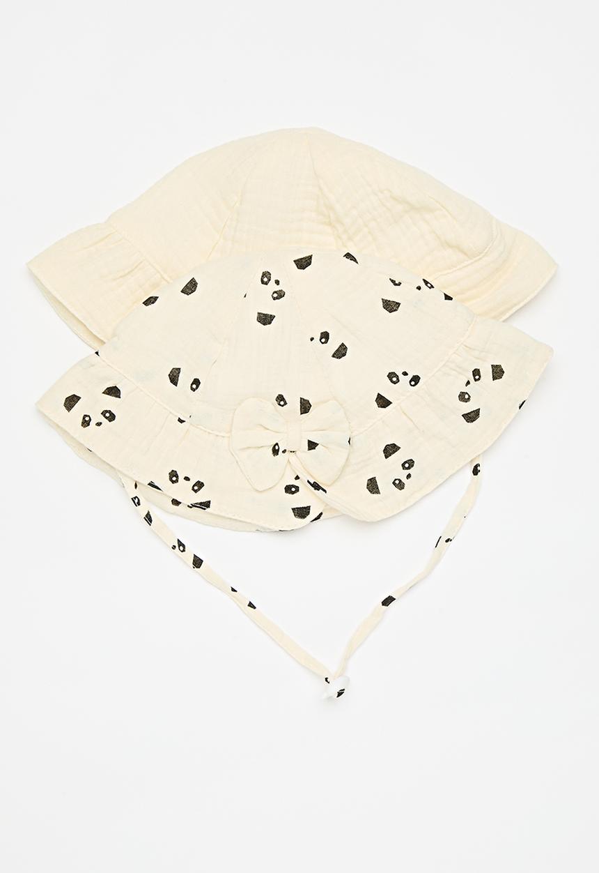 Pop Candy - 2 Pack bucket hat set - cream/aop