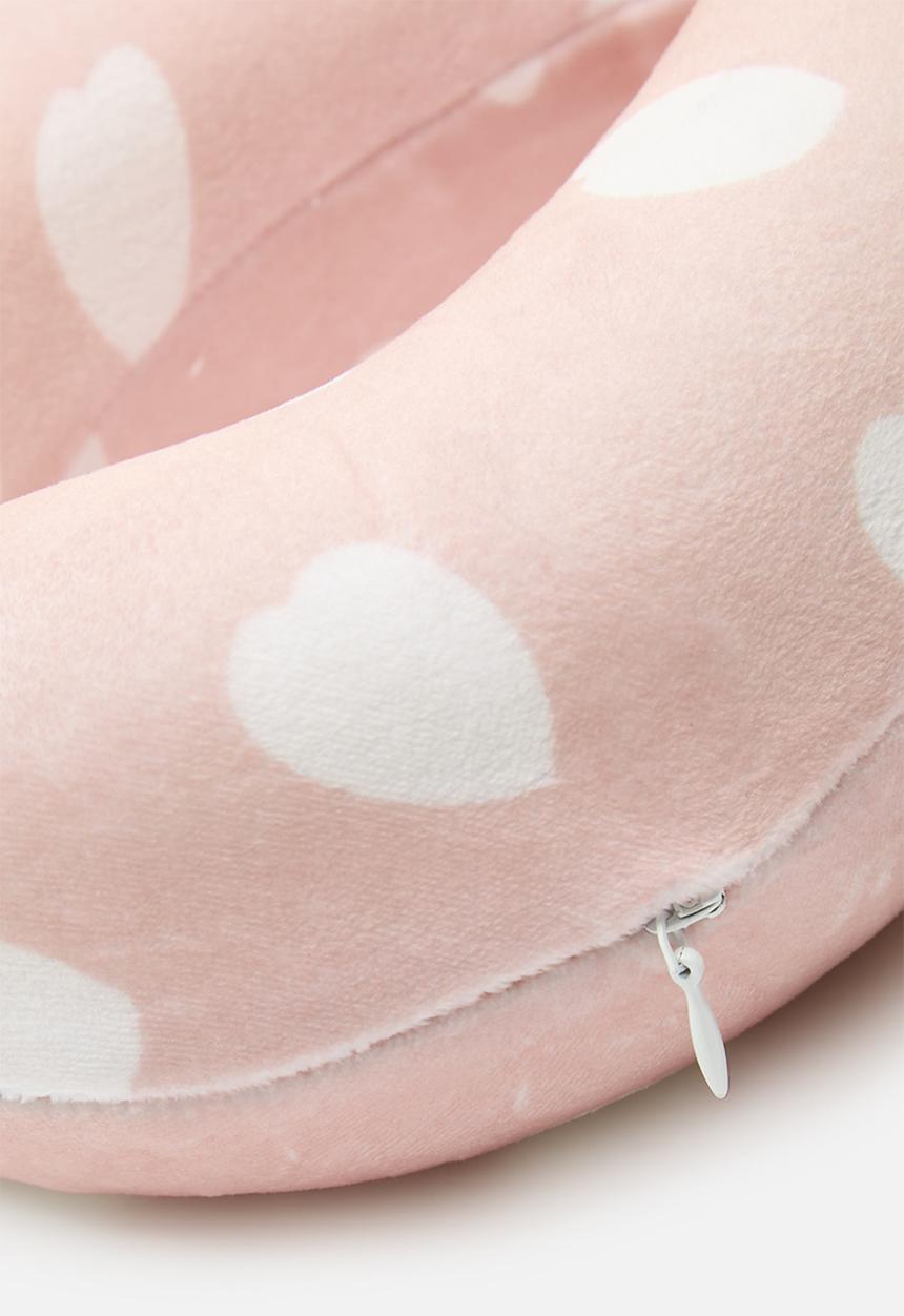 Pop Candy - Polka dot travel pillow - pink