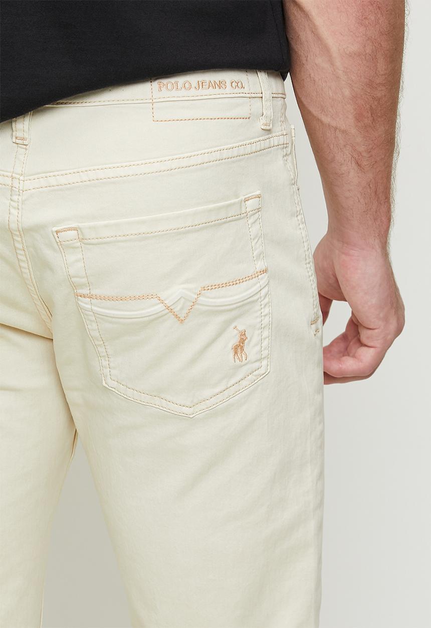 POLO - Julien pjc overdyed pant - stone	