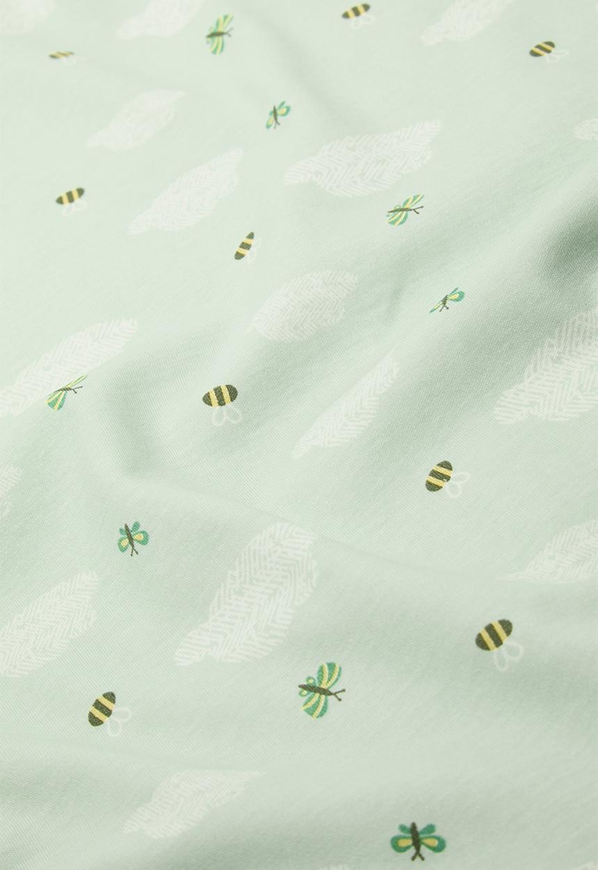 Pop Candy - Printed swaddle blanket- green