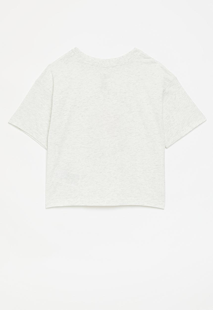 Converse - Cnvg S/S Dissected Ctp T-Shirt - Birch Heather/Slacker Blue