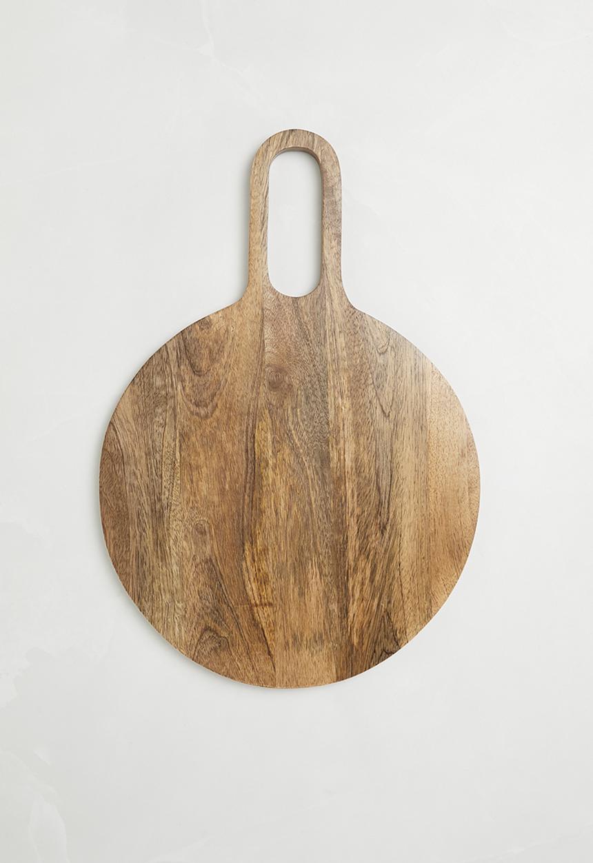 Sixth Floor - Round wooden chopping board - natural