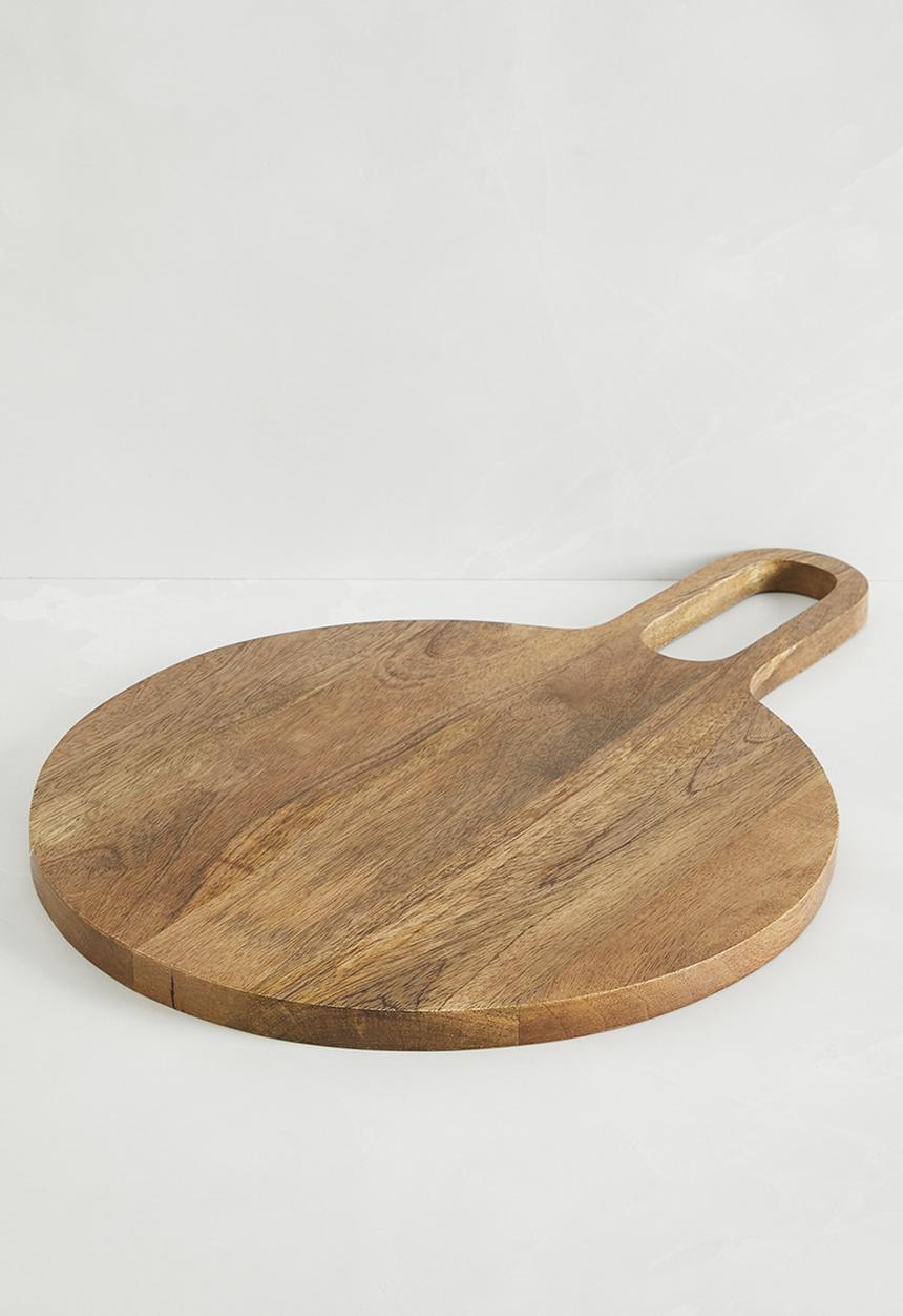 Sixth Floor - Round wooden chopping board - natural
