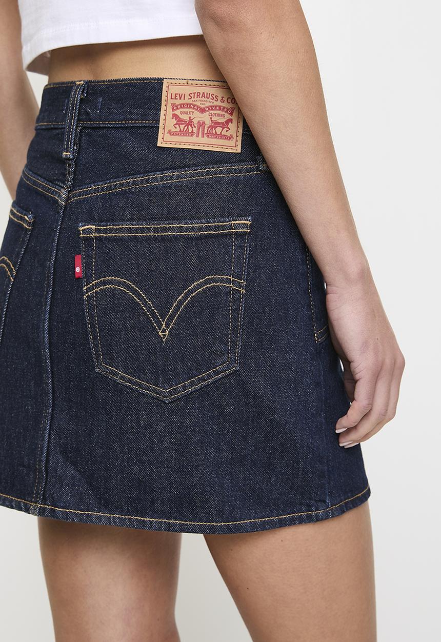 Levi’s® - Western Icon Skirt - Yoke Shaded View